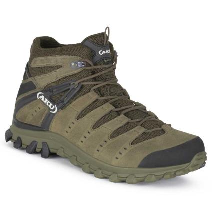 Aku Botas Caminhada Alterra Lite Mid Goretex EU 42 Camo Green / Black
