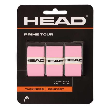 Head Racket Overgrip De Tênis Prime Tour 3 One Size Pink