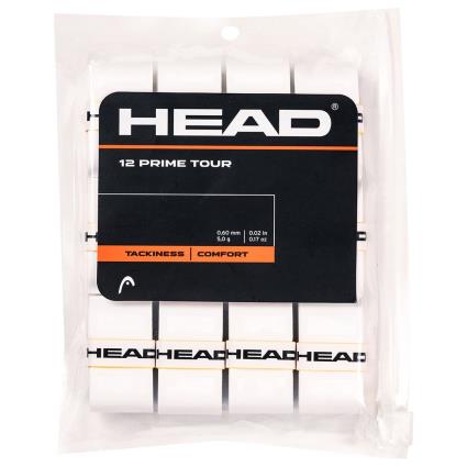 Head Racket Overgrip De Tênis Prime Tour 12 Unidades One Size White