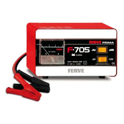 Ferve Carregador Bateria F-705 6-12v 1.5-3a One Size Red / Black / White