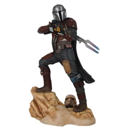 Diamond Select A Estátua Mandaloriana Star Wars Premier Collection 29 Cm Figura One Size Multicolor