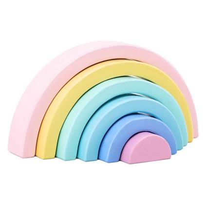 Lalaloom Quebra-cabeça De Madeira Imagine Rainbow 12 Months Multicolour