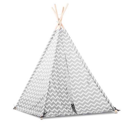 Lalaloom Tenda Tipi Zigzag 3 Years Grey