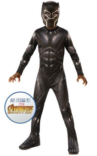 Fato Avengers Black Panther - 3-4 Anos