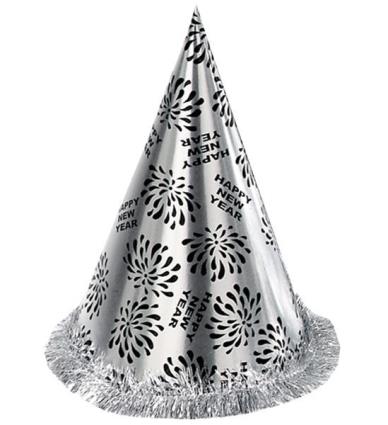 Chapéu De Festa Passagem De Ano - Prata