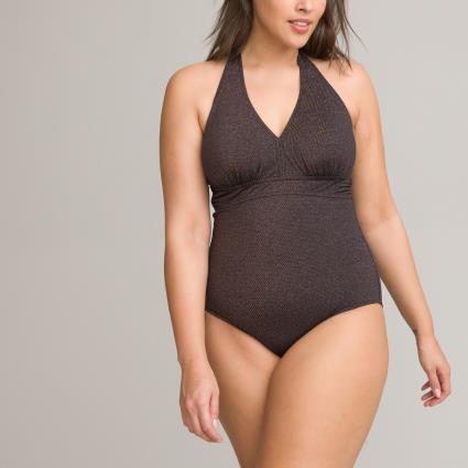 La Redoute Collections Plus Fato de banho triângulo efeito ventre liso