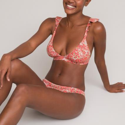 La Redoute Collections Soutien de biquíni triângulo, com folhos