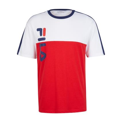Fila T-shirt de mangas curtas bicolor, foundation