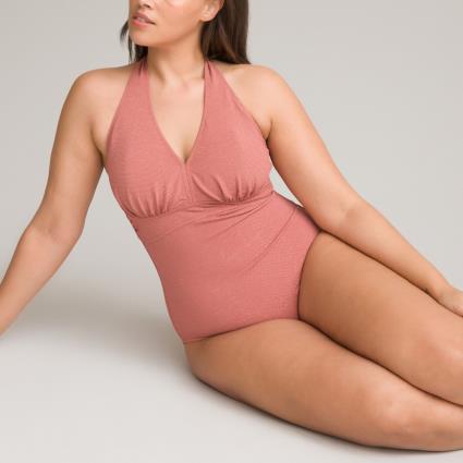 La Redoute Collections Plus Fato de banho triângulo efeito ventre liso