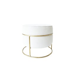 Puff TERCIOPELO KALA BRANCO