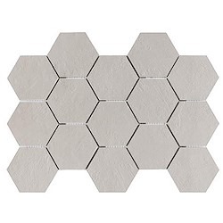 Pastilha cerâmica NEWTON HEX BRANCO 32.5X22.5CM