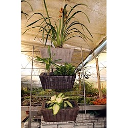 Floreira em rattan PENDURAR 45X25X18CM