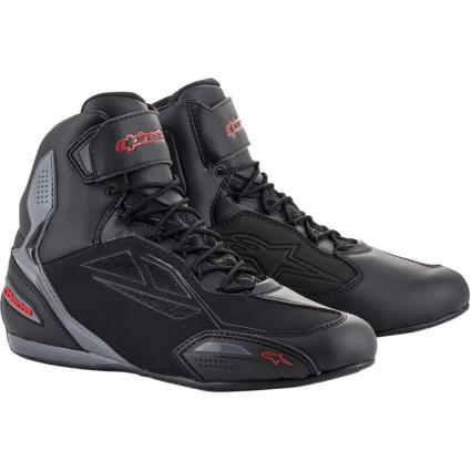Alpinestars Zapatilhas Motocicleta Faster-3 Drystar EU 43 Black / Fluo Red