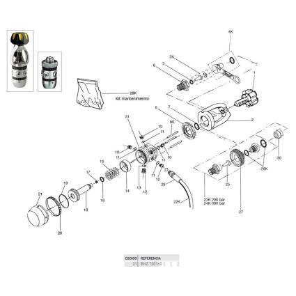 Cressi Corpo Primeiro Estágio Ac2 One Size