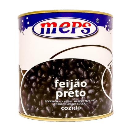 Feijão Preto Cozido Lata Meps 2.5Kg