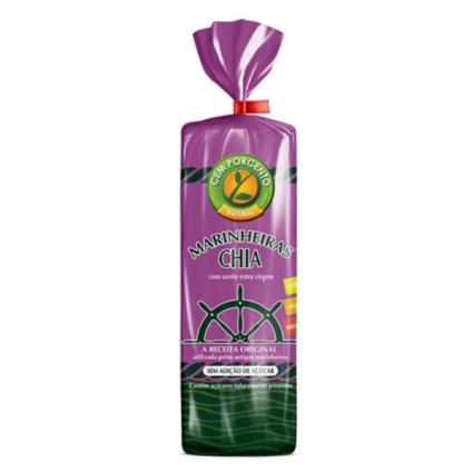 Bolachas Marinheiras Chia com Azeite Extra Virgem 200g