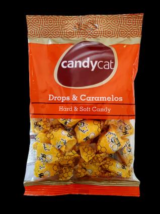 Rebuçados recheados com mel Candycat 130g