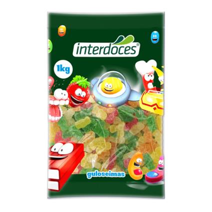 Gomas Ursos Açúcar Interdoces 1kg