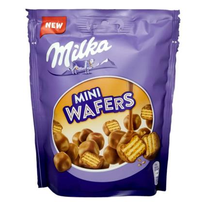 Bolachas Mini Wafers Milka 110g