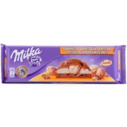 Chocolate Caramelo e Avelã Milka 300g