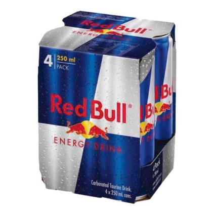 Bebida Energética Red Bull Pack4x250ml