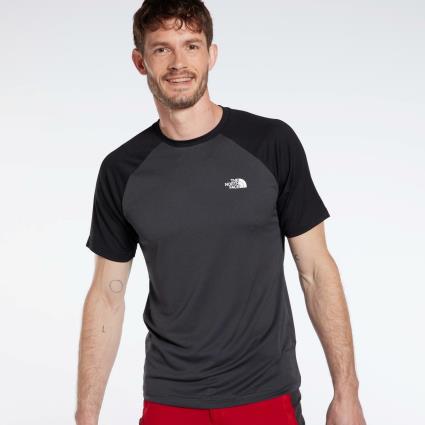 The North Face Tanken - Cinza - T-shirt Montanha Homem