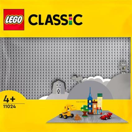 LEGO Classic 11024 Placa de Construção Cinzenta