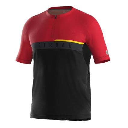 Bicycle Line Camisola Manga Curta Agordo S2 Mtb M Black / Red
