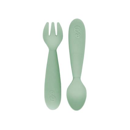 Ezpz Utensílios Mini 12 Months Sage