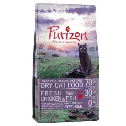 Purizon Adult Sterilised frango e peixe - 6,5 kg