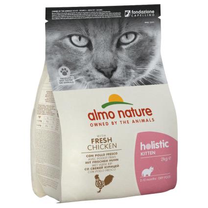 Almo Nature Holistic Kitten frango e arroz - Pack económico: 2 x 12 kg