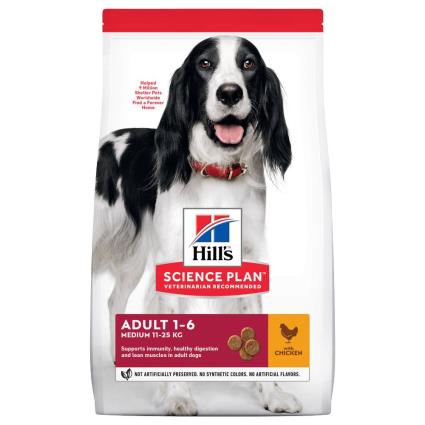 Hill's Science Plan Adult 1-6 Medium com frango - Pack económico: 2 x 14 kg