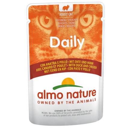 Almo Nature Daily Menu 6 x 70 g - Frango e pato