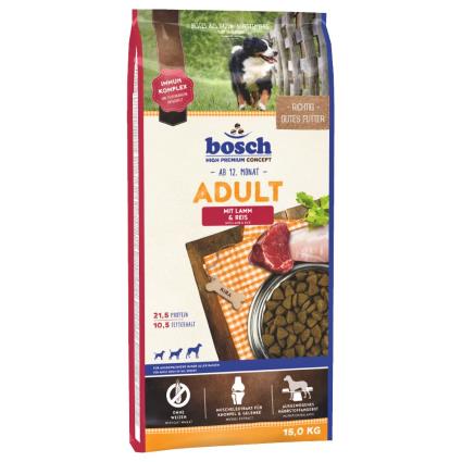 bosch Adult com cordeiro e arroz - Pack económico: 2 x 15 kg