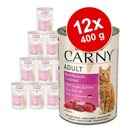 Animonda Carny Adult 12 x 400 g - Pack económico - Pack misto de frango e vaca