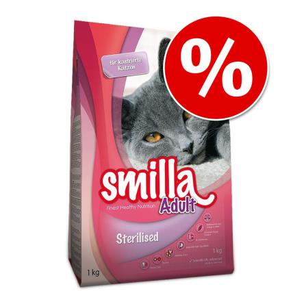 Smilla ração para gatos 20 kg - Megapack económico - Adult Sterilised com peixe