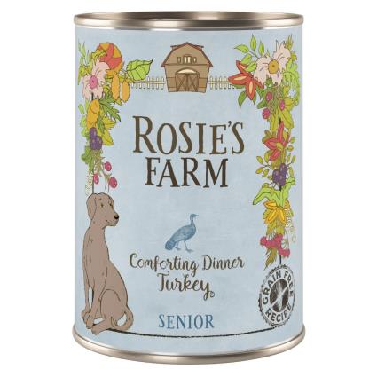 Rosie's Farm Senior 24 x 400 g - Pack económico - Senior: peru