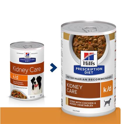 Hill's Prescription Diet k/d Kidney Care ensopado para cães - 24 x 354 g