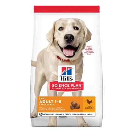 Hill's Science Plan Adult 1-5 Light Large com frango - Pack económico: 2 x 14 kg