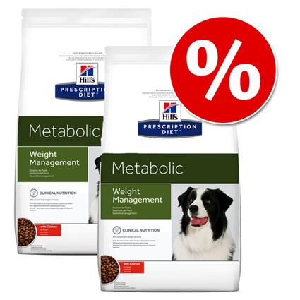 Hill's Prescription Diet ração para cães - Pack económico - d/d com pato (2 x 12 kg)