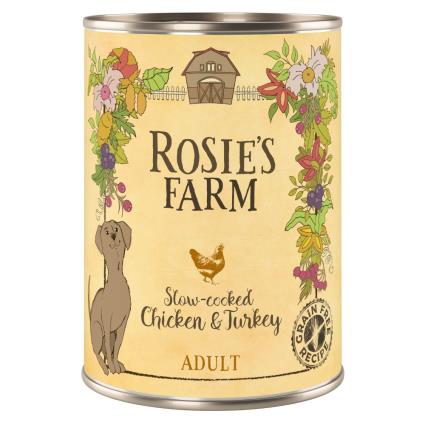 Rosie's Farm Adult 6 x 400 g  - Caça e faisão com salmão