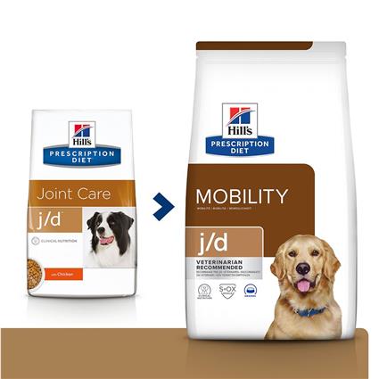 Hill's Prescription Diet j/d Joint Care ração para cães - 12 kg