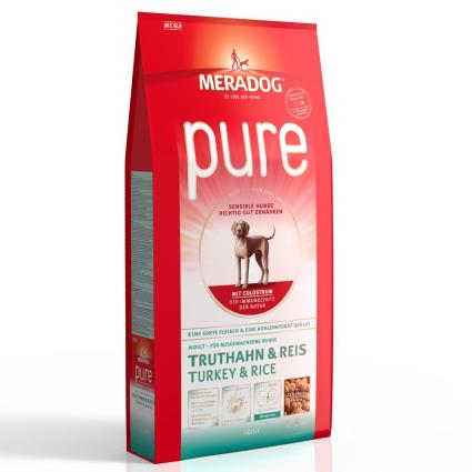 Meradog pure peru e arroz - 12,5 kg