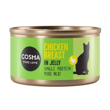 Cosma Original em gelatina 6 x 85 g - Atum do Pacífico