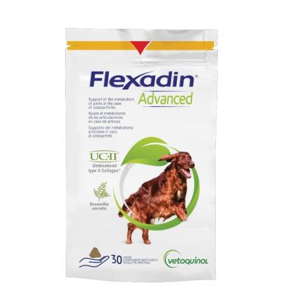 Flexadin Advanced condroprotetor para cães  - Pack económico: 2 x 30 comprimidos