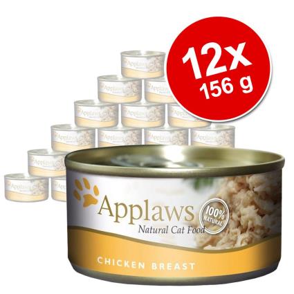 Applaws latas em caldo para gatos 12 x 156 g - Pack económico - Filete de atum