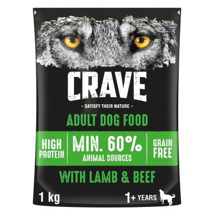 Crave Adult com cordeiro e vaca ração para cães - 11,5 kg