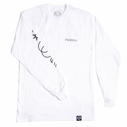 Federal Camiseta Manga Comprida Perrin M White