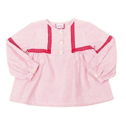 Neck And Neck Camisa De Manga Longa Neck & Neck 24 Months-3 Years Pink-white