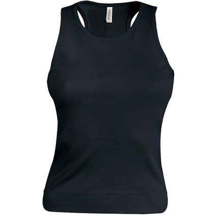 Kariban Mulher De Camiseta Regata Kariban Angelina S noir